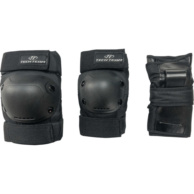 Набор защиты TECH TEAM SAFETY LINE черный 900 (M) 1/24 колени, локти, перчатки NN002376
