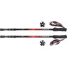 Палки треккинговые TECH TEAM EVEREST 3-х секции, Red, 105-135 см NN009019