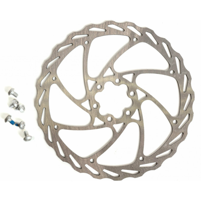 Ротор/диск тормозной TECH TEAM 160 мм, на 6 болтов, с крепежом 1/100 ZDR-160-Z NN009954